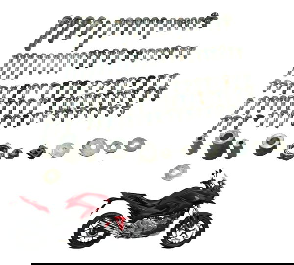 Kit Parafusos Diversos Honda Nc 700 12-15 Original