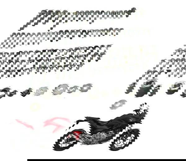 Kit Parafusos Diversos Honda Nc 700 12-15 Original
