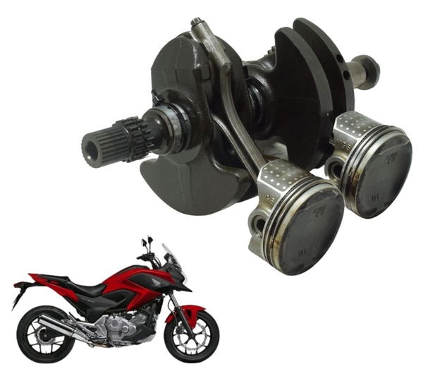 Virabrequim Completo Honda Nc 700 12-15 Original