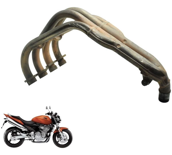 Curva Escape C/ Detalhes Honda Cb 600f Hornet 04-07 Original