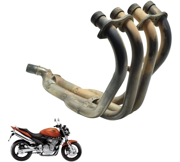 Curva Escape C/ Detalhes Honda Cb 600f Hornet 04-07 Original