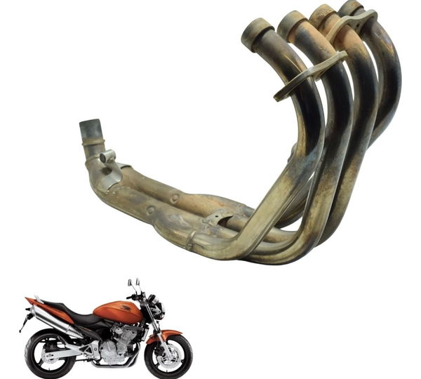 Curva Escape C/ Detalhes Honda Cb 600f Hornet 04-07 Original