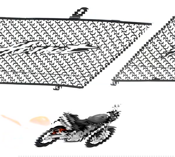 Grade Proteção Radiador C/ Avaria Honda Cb 600f Hornet 04-07