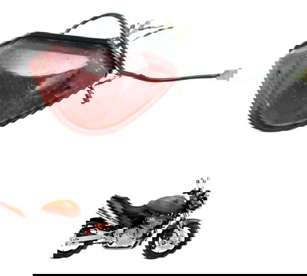 Lanterna Traseira C/ Avaria Honda Cb 600f Hornet 04-07 Orig