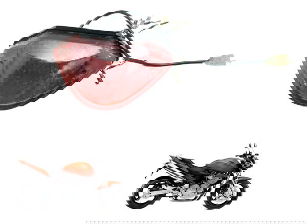 Lanterna Traseira C/ Avaria Honda Cb 600f Hornet 04-07 Orig