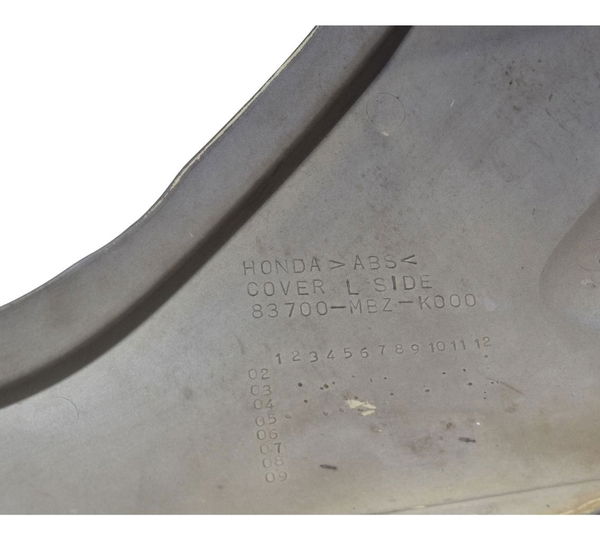 Carenagem Lateral Esq C/ Avaria Honda Cb 600f Hornet 04-07