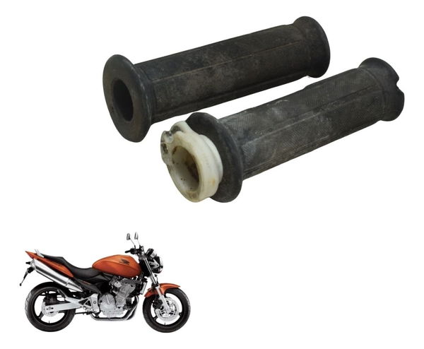 Par Manopla C/ Detalhes Honda Cb 600f Hornet 04-07 Original