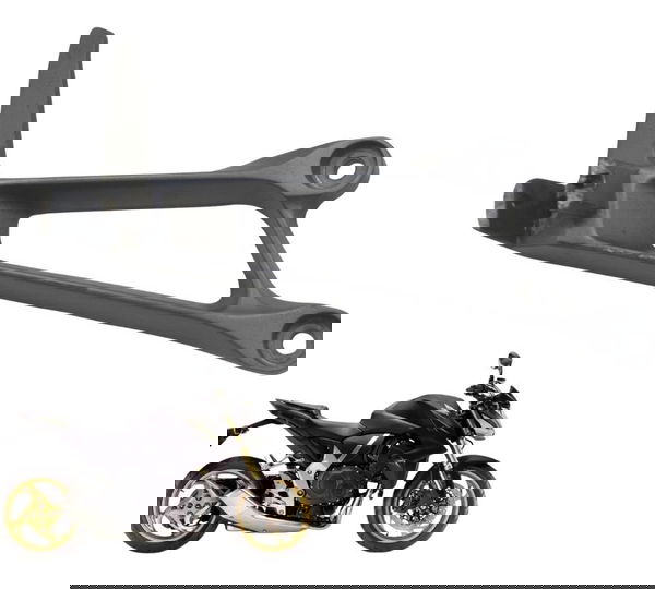 Suporte Pedal Tras Dir C/ Avaria Honda Cb 1000 R 11-16 Orig Cinza-escuro