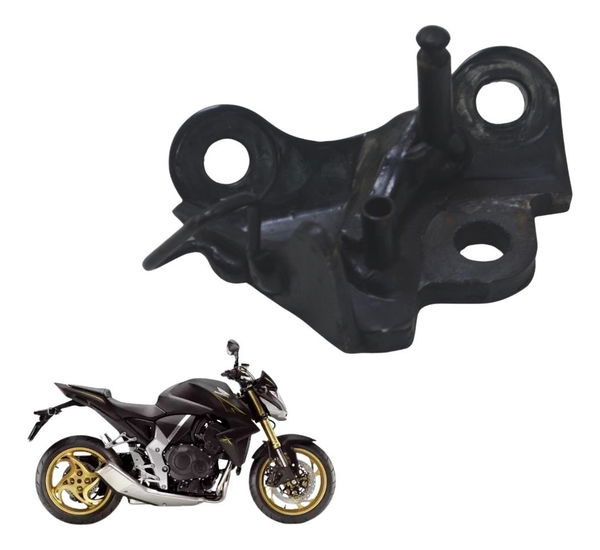 Suporte Pedal Descanso Lateral Honda Cb 1000 R 11-16 Origina Preto