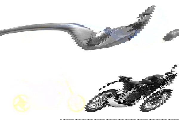 Manete Freio C/ Avaria Honda Cb 1000 R 11-16 Original Prateado