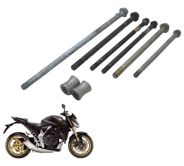 Kit Parafuso Fixação Motor Honda Cb 1000 R 11-16 Original