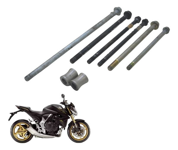 Kit Parafuso Fixação Motor Honda Cb 1000 R 11-16 Original