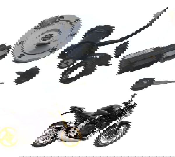 Kit Chave Ignição Módulo Code Honda Cb 1000 R 11-16 Original