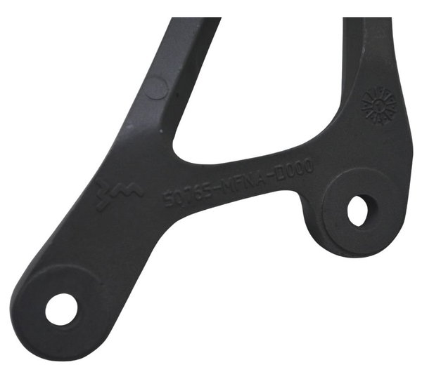 Suporte Pedaleira Traseira Esq Honda Cb 1000 R 11-16 Origina Preto