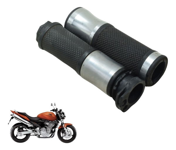 Par Manopla Esportiva C/ Avaria Honda Cb 600f Hornet 04-07