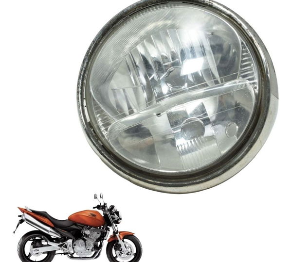 Farol C/detalhes Honda Cb 600f Hornet 04-07 Original