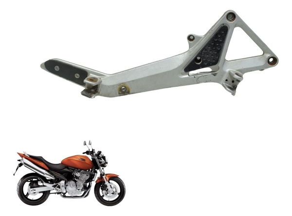 Suporte Pedaleira Dir C/ Detalhes Honda Cb 600f Hornet 04-07