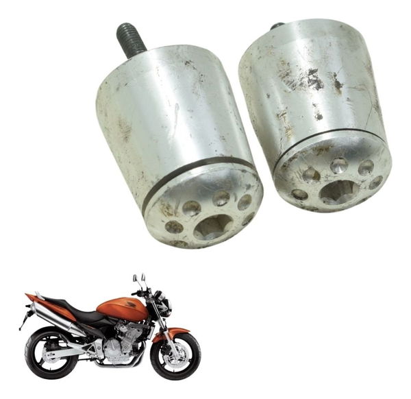 Par Peso Guidão Pararelo Honda Cb 600f Hornet 04-07