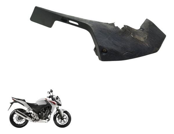 Carenagem Inf Spoiler Esq C/avaria Honda Cb 500f 14-16 Origi