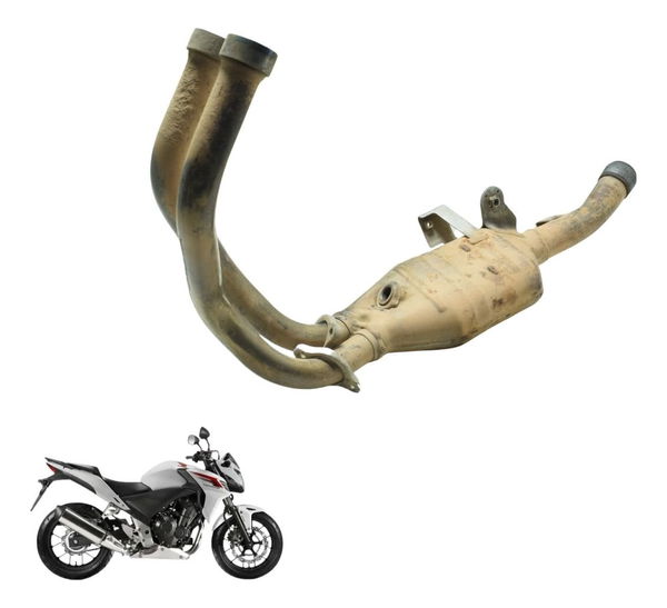 Curva Escapemento Honda Cb 500f 14-16 Original