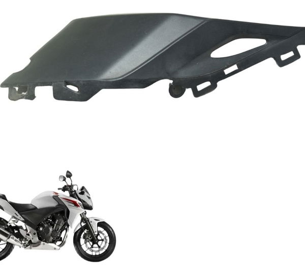 Carenagem Inferior Dir Farol Honda Cb 500f 14-16 Original Cinza-escuro