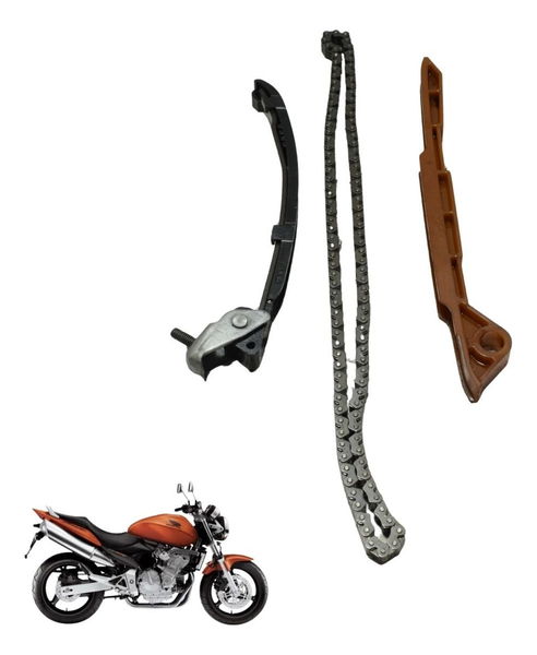 Kit Guia Tensor Corrente Comando Honda Cb 600f Hornet 04-07