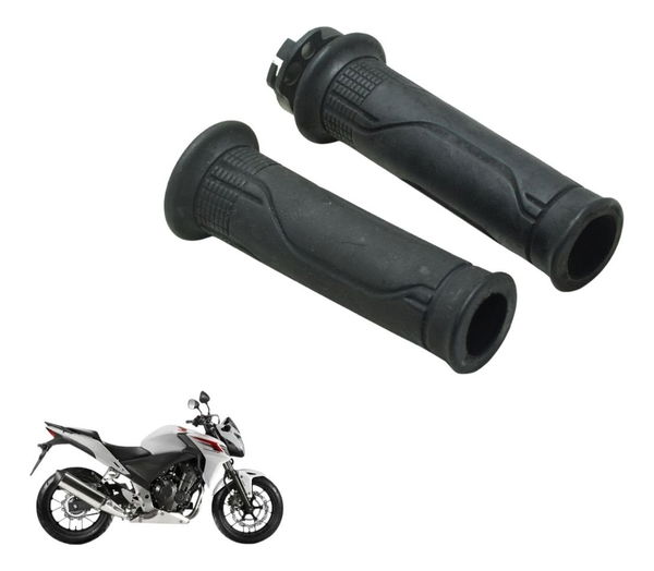 Par Manopla Honda Cb 500f 14-16 Original Preto