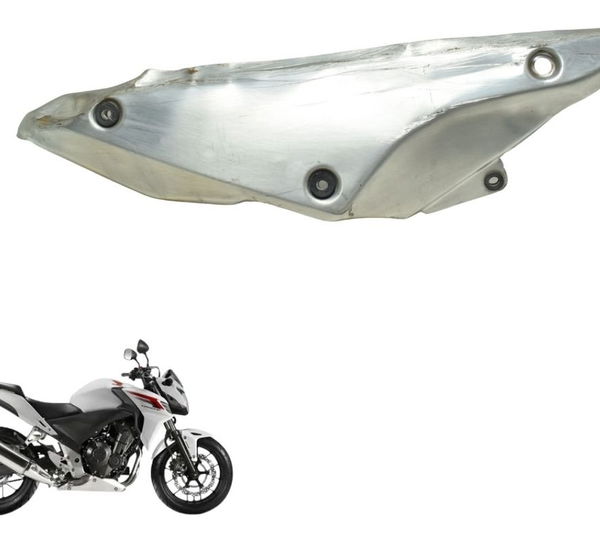 Protetor Escapamento C/ Avaria Honda Cb 500f 14-16 Original