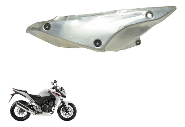 Protetor Escapamento C/ Avaria Honda Cb 500f 14-16 Original