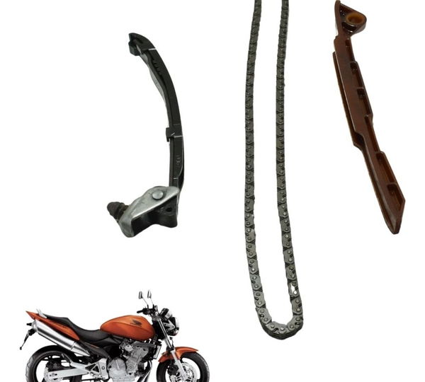 Kit Guia Tensor Corrente Comando Honda Cb 600f Hornet 04-07