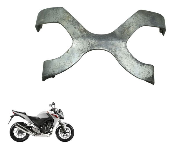 Suporte Paralama Dianteiro Honda Cb 500f 14-16 Original Cinza