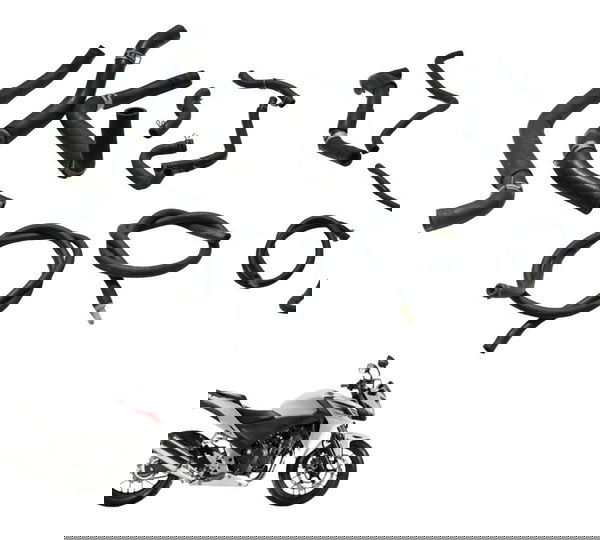 Kit Mangueira Honda Cb 500f 14-16 Original