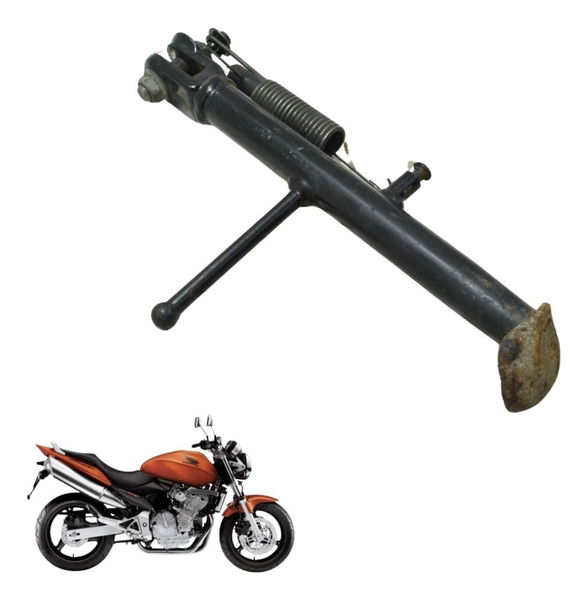 Pedal Descanso Lateral C/detalhes Honda Cb 600f Hornet 04-07