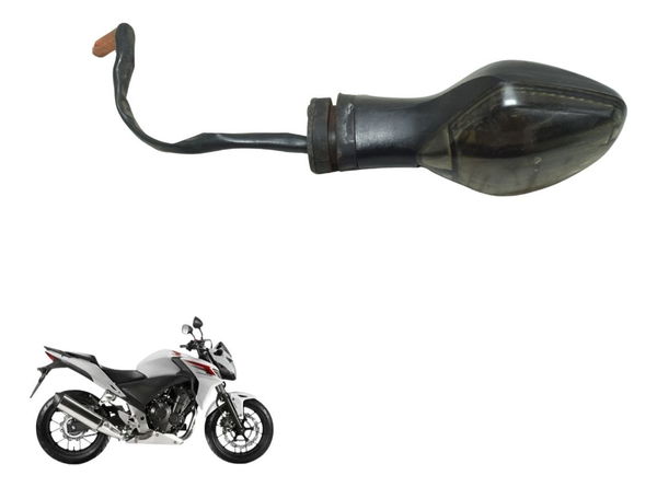 Pisca Dianteiro Esquerdo Honda Cb 500f 14-16 Original Preto
