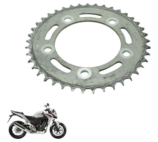 Coroa 41 Dentes Honda Cb 500f 14-16 Original Cinza