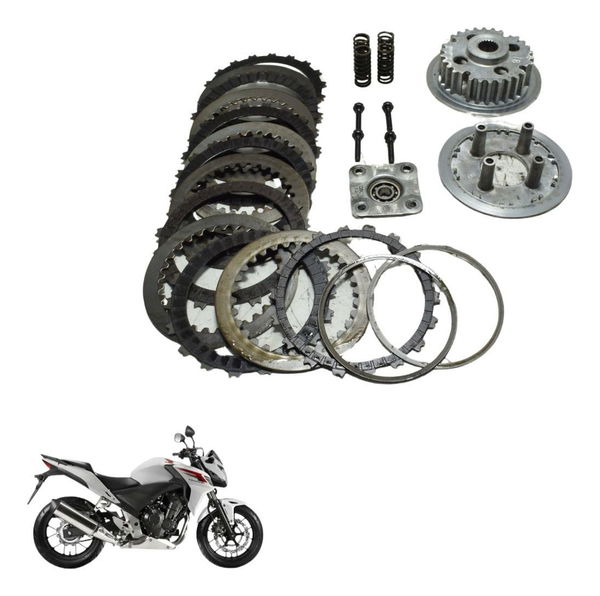 Cubo Platô Discos Embreagem Honda Cb 500f 14-16 Original