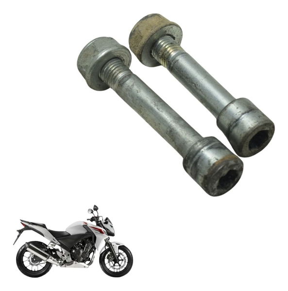 Par Parafuso Amortecedor Traseiro Honda Cb 500f 14-16 Origin