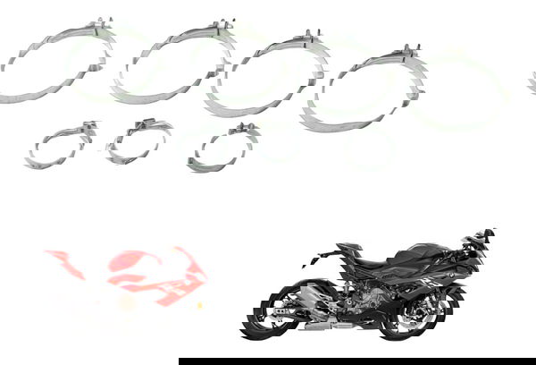 Kit Abraçadeiras Diversas Bmw S 1000 Rr 20-24 Original