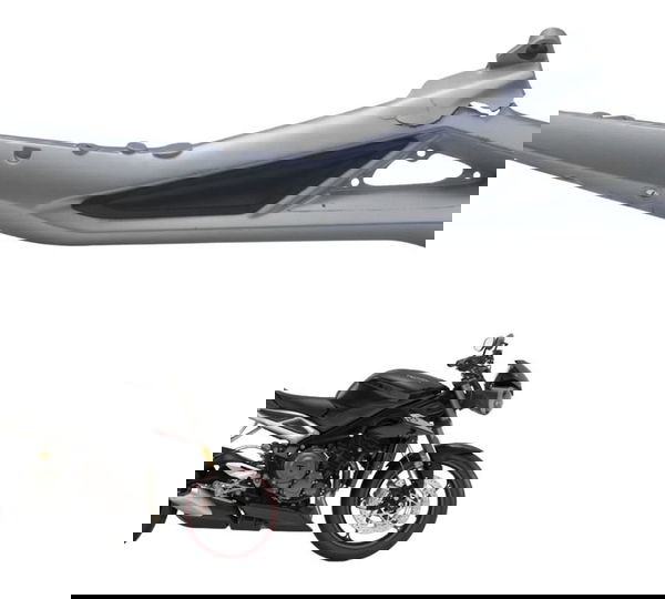 Quadro B Esq C/ Avaria Triumph Street Triple 765 Rs 18-23