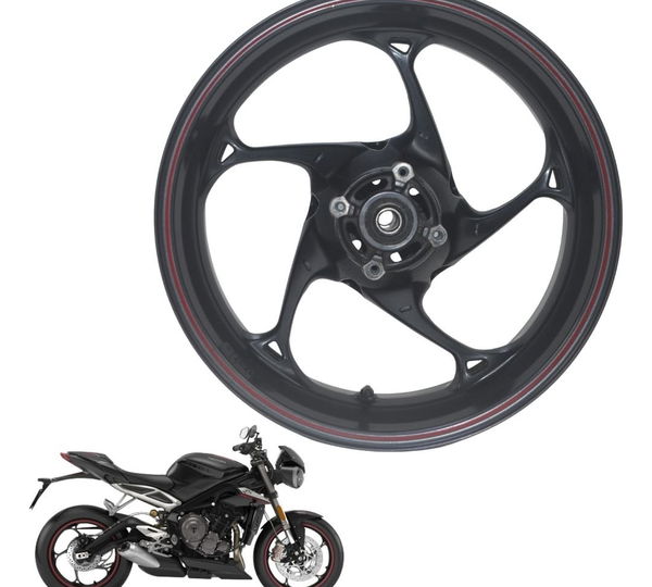 Roda Traseira Triumph Street Triple 765 Rs 18-23 Original Preto
