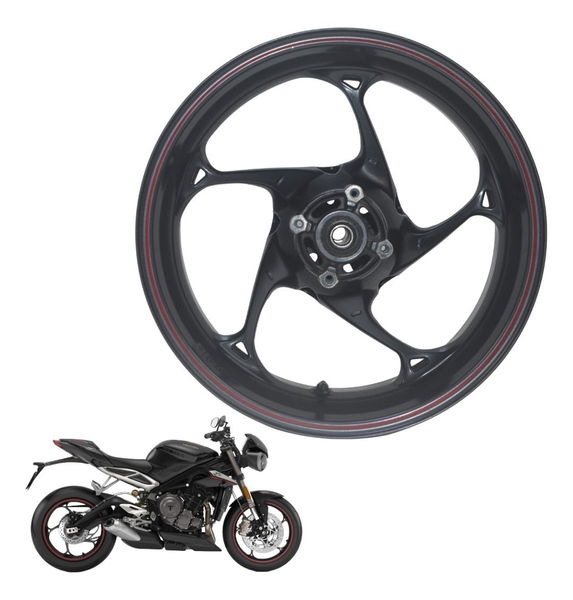 Roda Traseira Triumph Street Triple 765 Rs 18-23 Original Preto