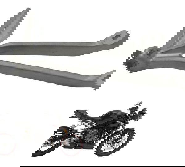 Suporte Pedaleira Tra Dir Triumph Street Triple 765 Rs 18-23 Cinza