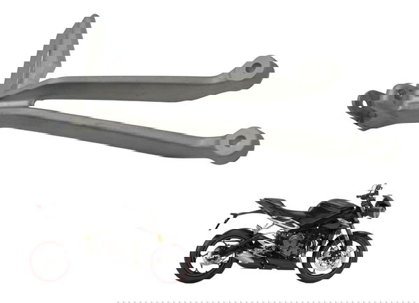 Suporte Pedaleira Tra Dir Triumph Street Triple 765 Rs 18-23 Cinza