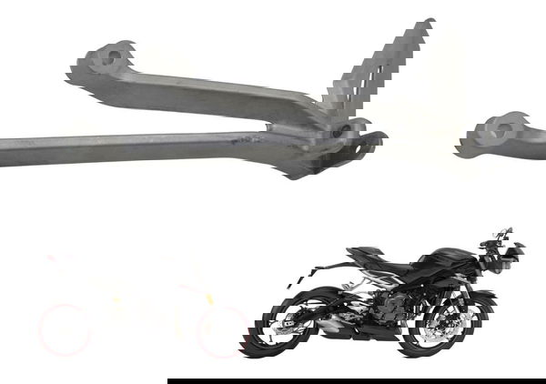 Suporte Pedaleira Tra Esq Triumph Street Triple 765 Rs 18-23 Cinza