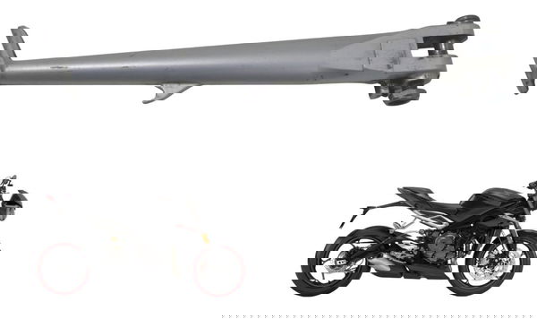 Pedal Descanso Lateral Triumph Street Triple 765 Rs 18-23 Cinza