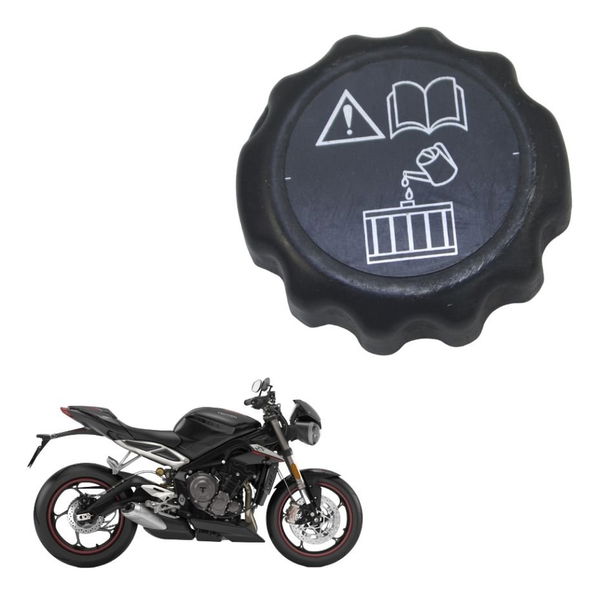 Tampa Radiador Triumph Street Triple 765 Rs 18-23 Original Preto