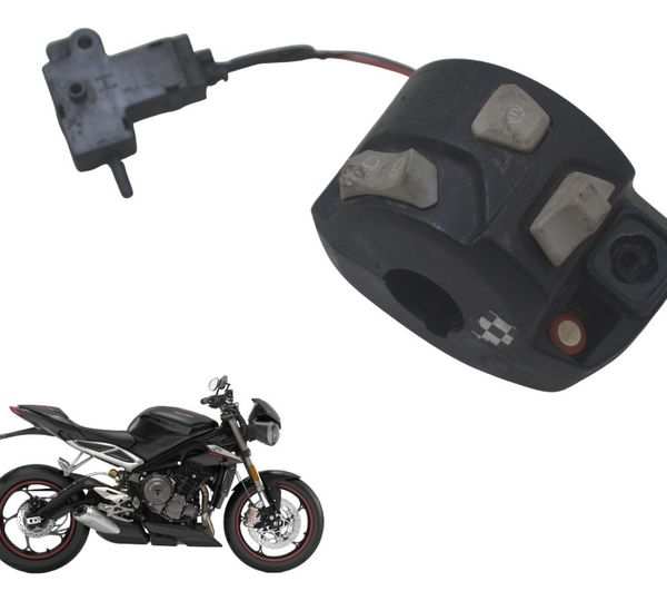 Chave Punho Luz C/ Avaria Triumph Street Triple 765 Rs 18-23