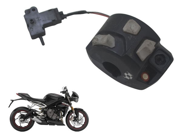Chave Punho Luz C/ Avaria Triumph Street Triple 765 Rs 18-23