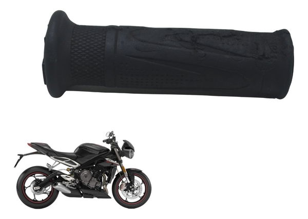 Manopla Esq C/ Detal Triumph Street Triple 765 Rs 18-23 Orig Preto