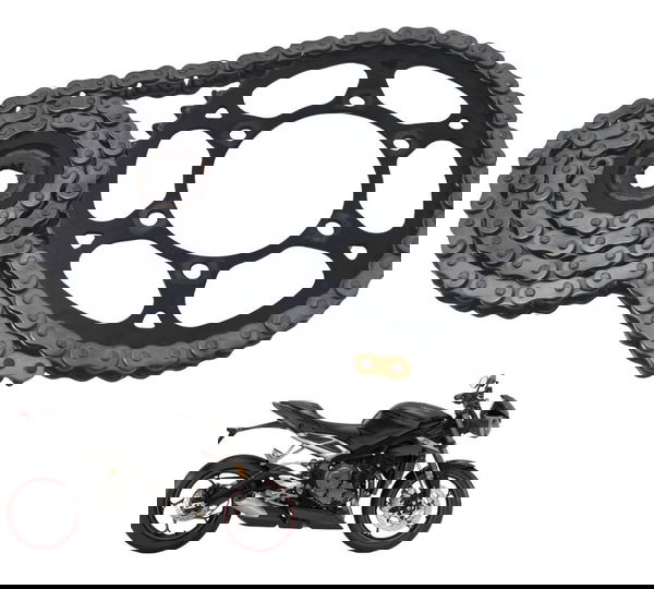 Kit Relação S/emenda Triumph Street Triple 765 Rs 18-23 Orig Cinza-escuro